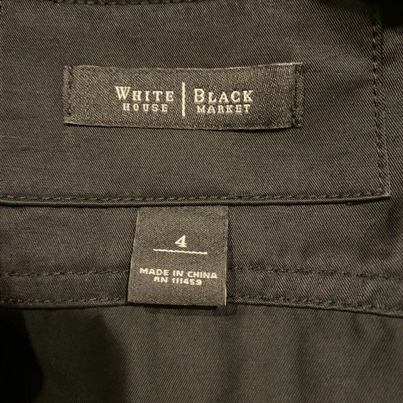 WHBM lightweight Black zip-up Jacket. - Picture 8 of 11